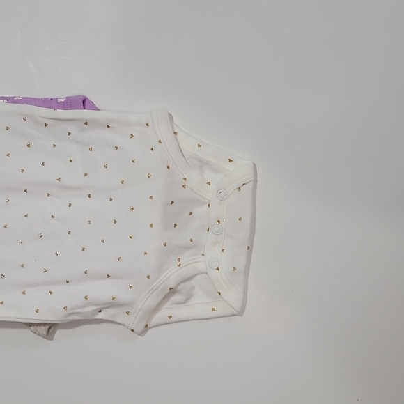 Carter's Just One You Purple Owls Set of 3 Body Suits - Picture 3 of 6